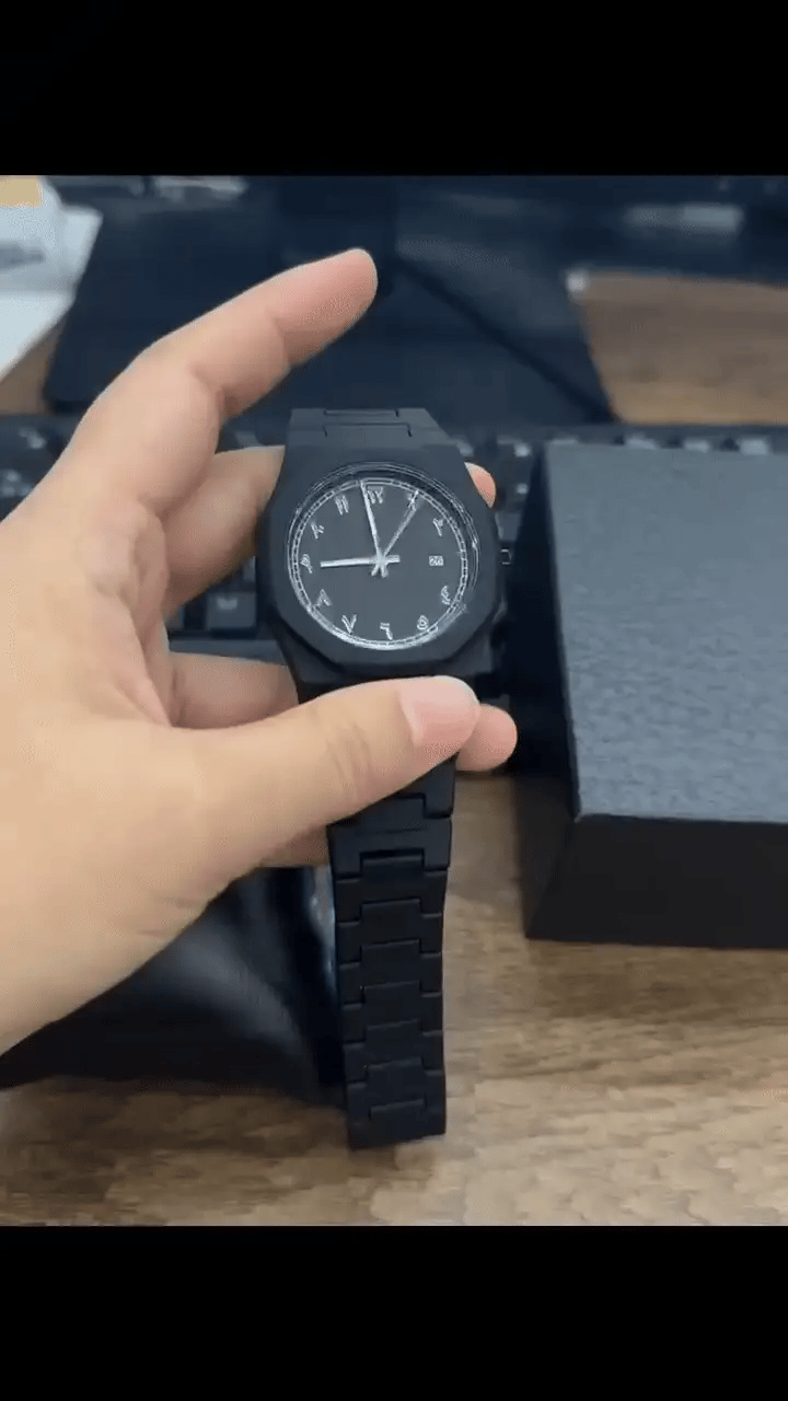 Stainless Steel Arabic Watch | ساعة ستانلس ستيل بالأرقام العربية