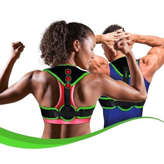 Magnetic Posture Corrector Belt – دعم الظهر وتحسين القوام | Comfortable Back Support Brace for Daily Use