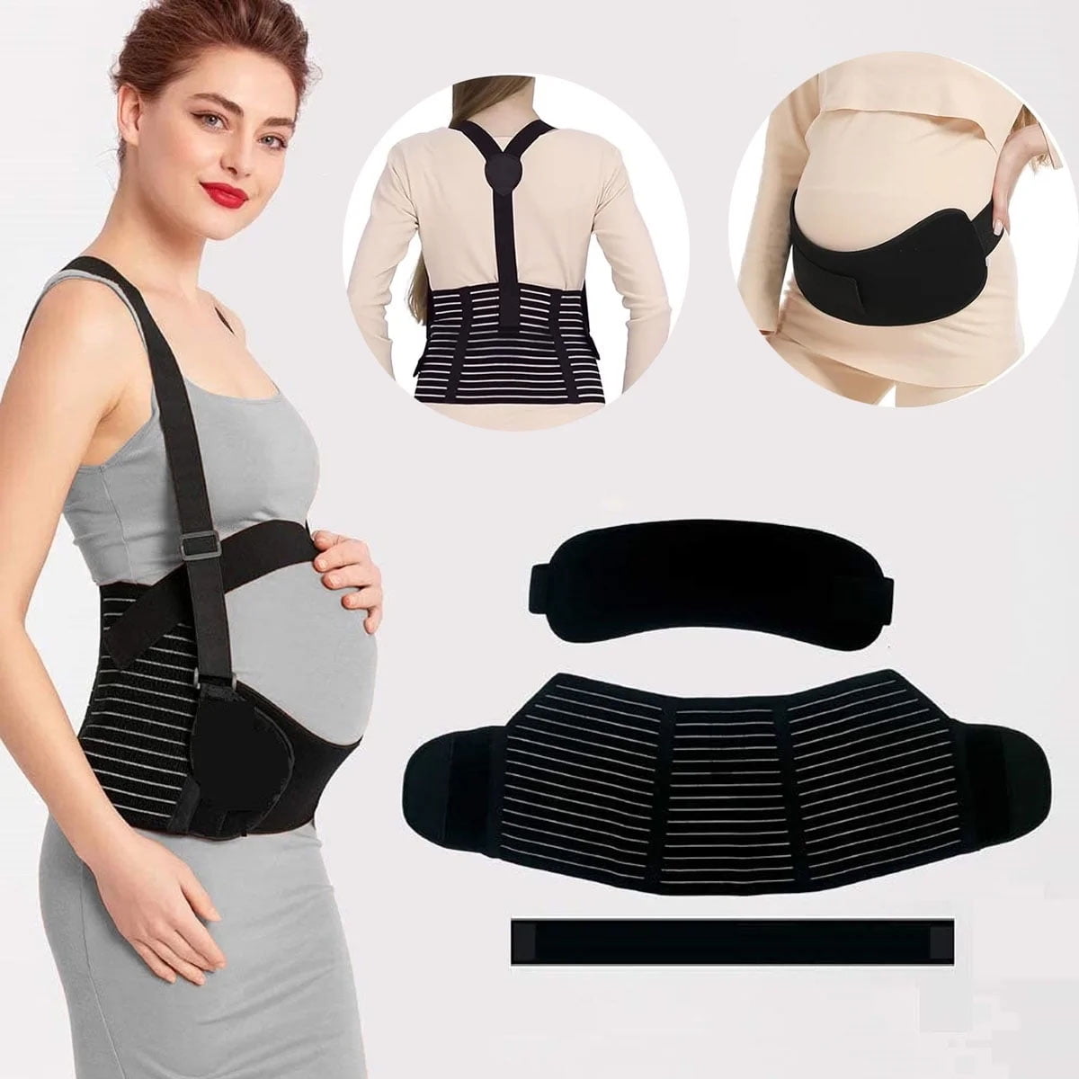 Pregnancy Belly Support Belt – حزام دعم الحمل للراحة اليومية | Comfortable Maternity Stomach Lift Band